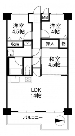 サンロイヤル北園田ブランシュール