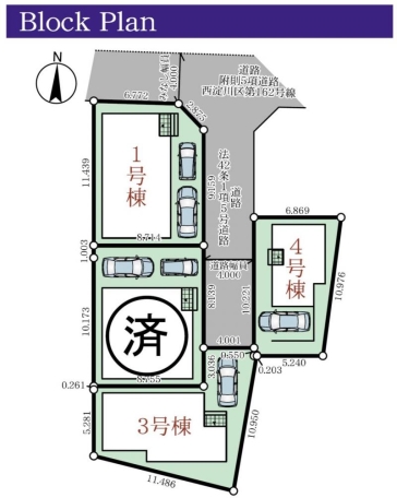 新築戸建　大阪市淀川区加島2丁目　1号棟